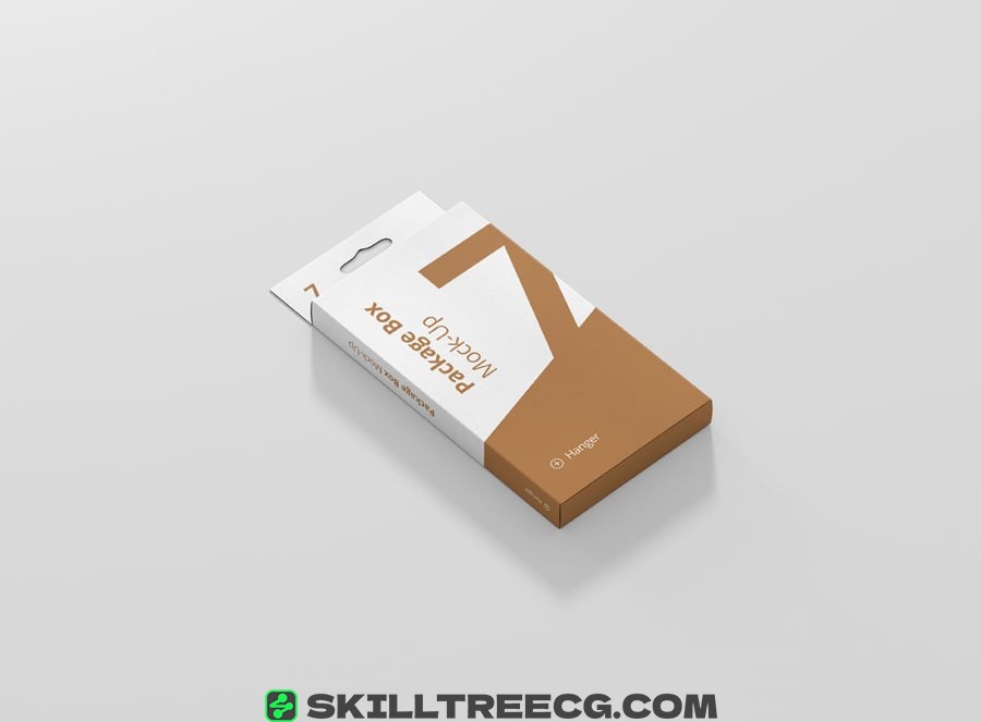 图片[9]-Package Box Mockup – High Rectangle with Hanger（878175）-技能树